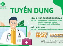 Tuyển Dụng Bác Sĩ Năm 2024